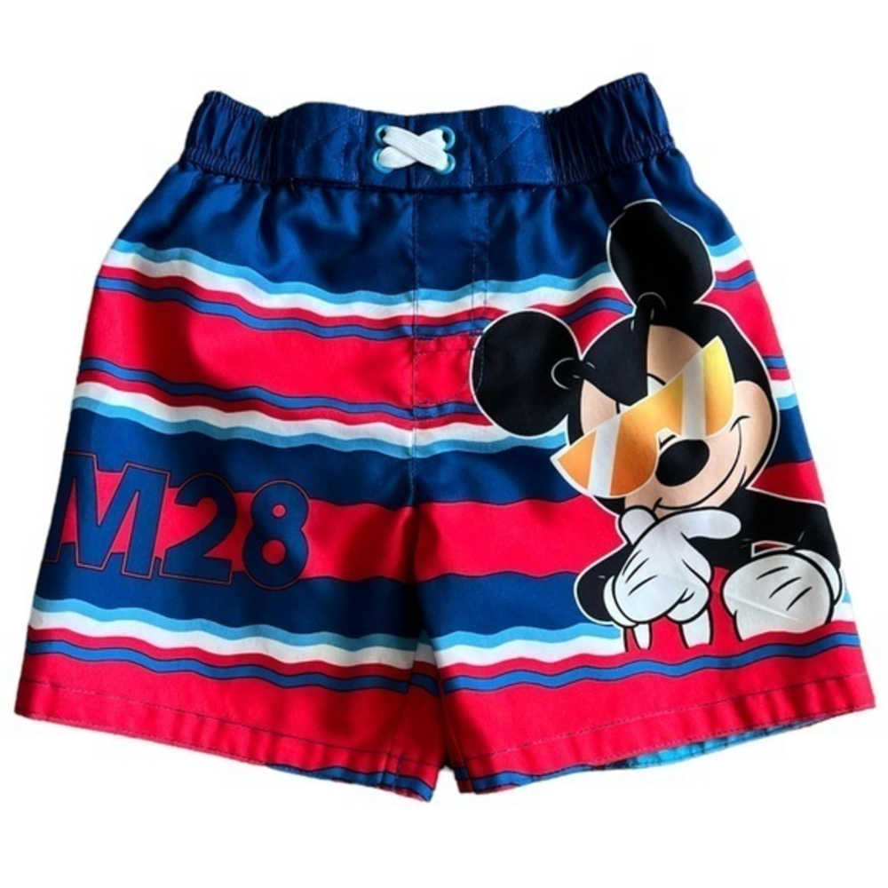 Disney Junior Mickey Mouse‎ Boy’s Swim Trunk Shorts Sz. 3T